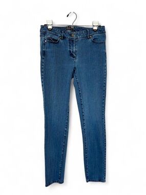 J. McLaughlin Mid Rise Skinny Jeans‎ Medium Wash Denim Size 6 Stretch Designer